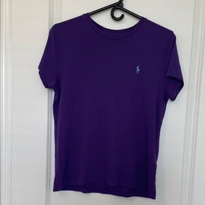 Ralph Lauren Vibrant Purple Short Sleeve Tee